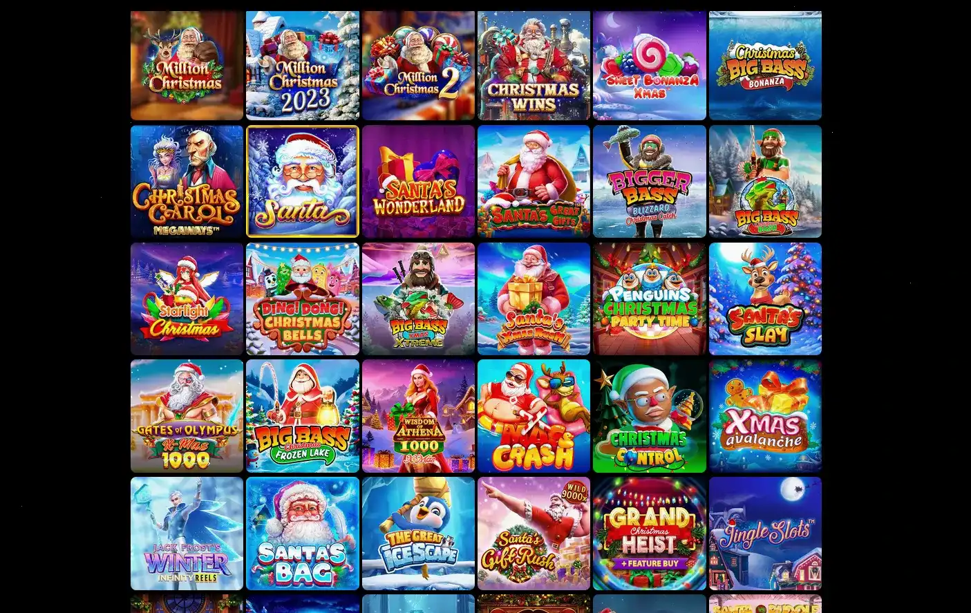 Интерфейс игрового зала казино Селектор с автоматами